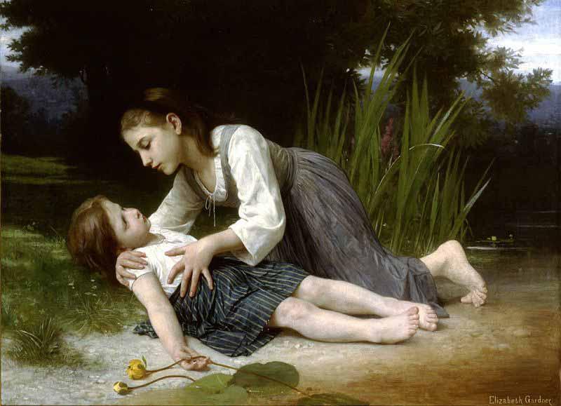 Elizabeth Jane Gardner The Imprudent Girl France oil painting art